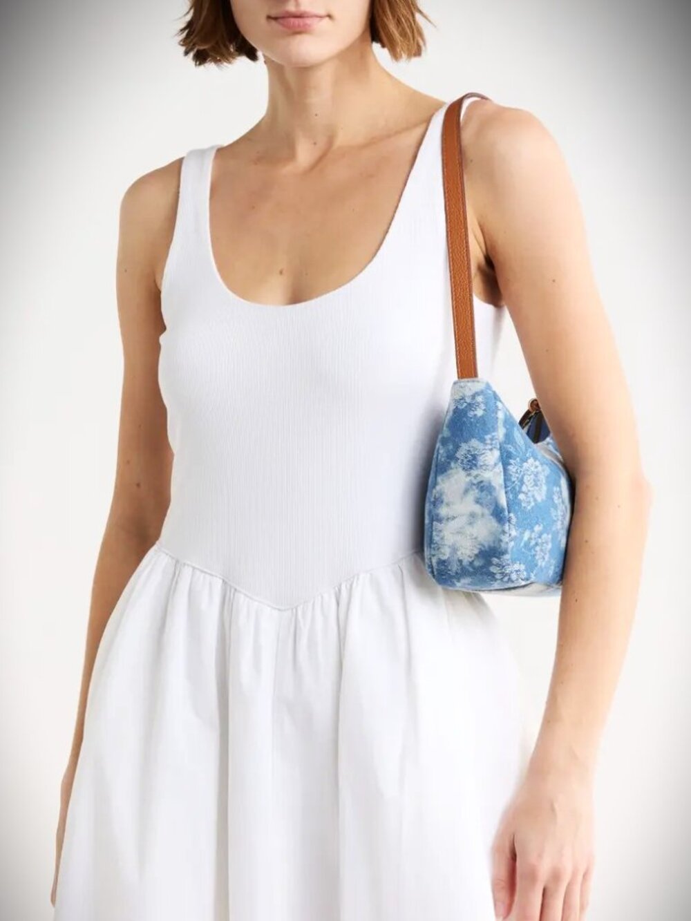 LUCKY BRAND Pira Denim Shoulder Bag - Picture 2 of 9